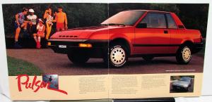 1985 Nissan Pulsar NX Dealer Sales Brochure Features Options Specifications