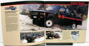 1983 Nissan Trucks Dealer Sales Brochure Pickup King Cab Sport Truck