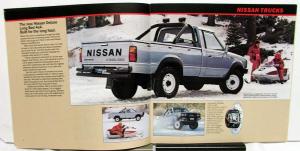 1983 Nissan Trucks Dealer Sales Brochure Pickup King Cab Sport Truck