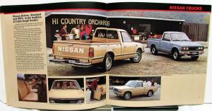 1983 Nissan Trucks Dealer Sales Brochure Pickup King Cab Sport Truck