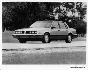 1983 Pontiac 6000 STE Press Photo 0101