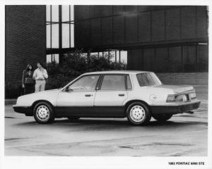 1983 Pontiac 6000 STE Press Photo 0102
