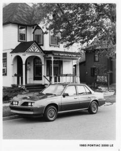1983 Pontiac 2000 LE Press Photo 0107