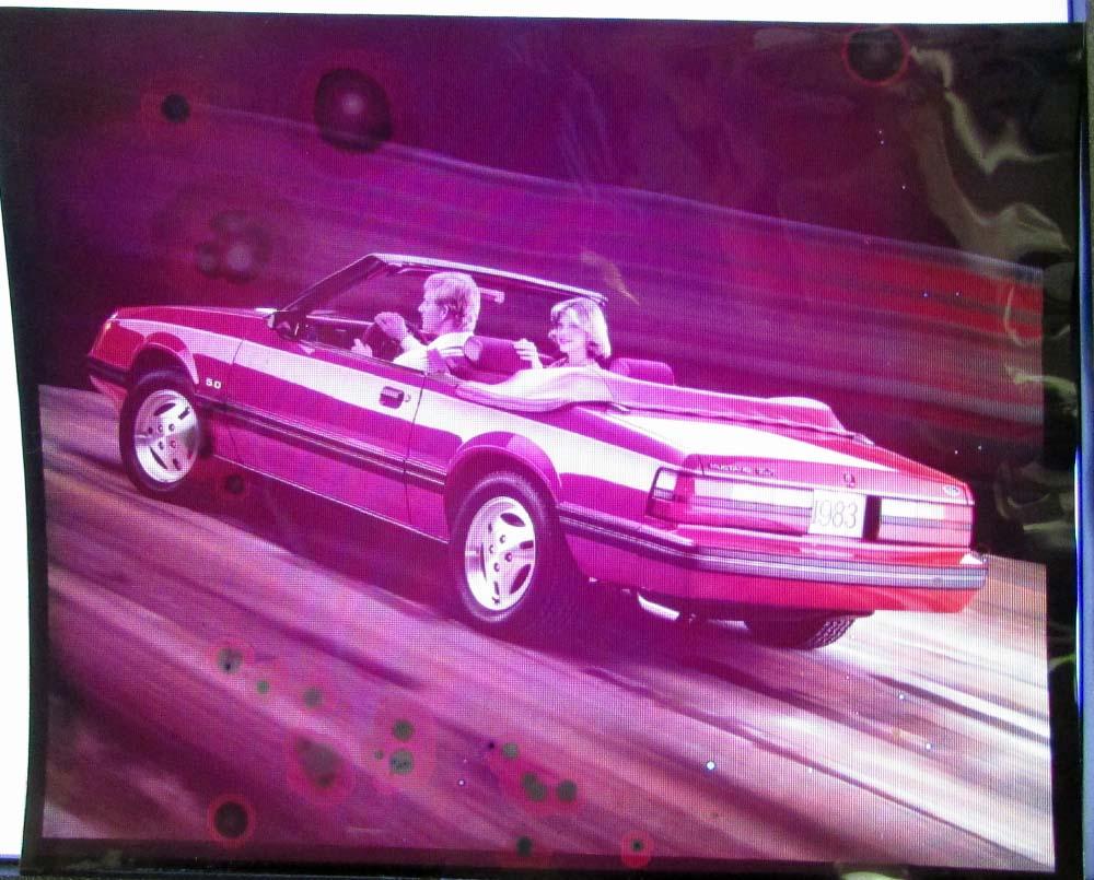 1983 Ford Press Kit - Escort T-Bird LTD Mustang Ranger