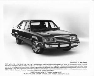 1983 Ford LTD Press Photo 0298