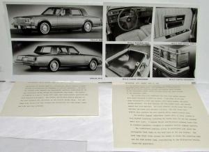 1975 Cadillac Seville Media Press Kit W/ Photos