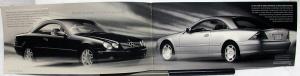 2001 Mercedes-Benz CL-Class Dealer Prestige Sales Brochure Large