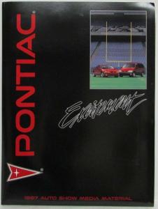 1997 Pontiac Auto Show Press Kit - Grand Prix Grand Am Firebird Bonneville