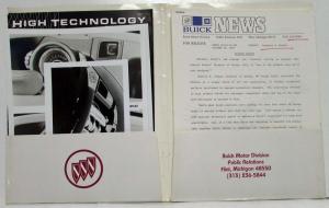 1985 Buick Wildcat Concept Car Auto Show Press Kit