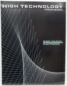 1985 Buick Wildcat Concept Car Auto Show Press Kit