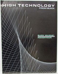 1985 Buick Wildcat Concept Car Auto Show Press Kit