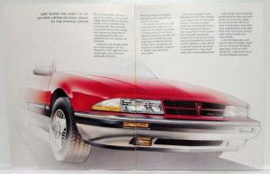 1987 Pontiac Excitement Auto Show Press Kit - Bonneville Trans Am Fiero Firebird