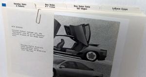 1988 Chrysler New Model Press Kit with Envelope Portofino LeBaron Conquest