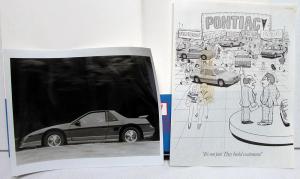 1985 Pontiac Auto Show Press Kit - Grand Am Fiero Trans Am Sunbird