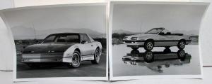 1985 Pontiac Auto Show Press Kit - Grand Am Fiero Trans Am Sunbird