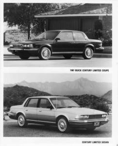 1987 Buick Century Limited Coupe & Sedan Press Photo 0143
