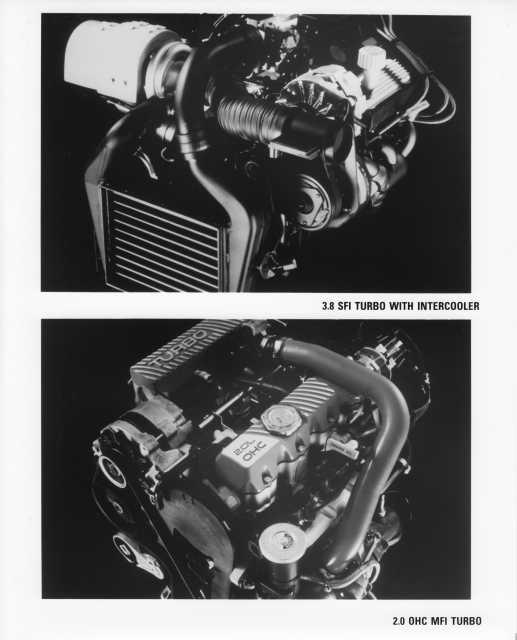 1987 Buick SFI Turbo with Intercooler & 2 OHC MFI Turbo Press Photo 0149