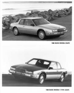 1988 Buick Riviera Coupe & Riviera T-Type Coupe Press Photo 0160