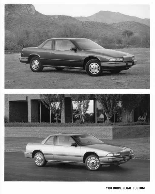 1988 Buick Regal Custom Press Photo 0161