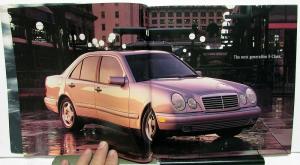 1996 Mercedes-Benz E Class Dealer Prestige Sales Brochure W/Features Booklet