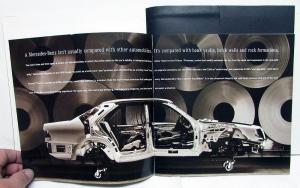 1996 Mercedes-Benz E Class Dealer Prestige Sales Brochure W/Features Booklet