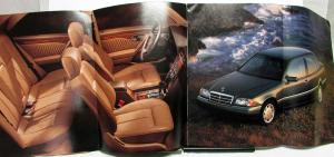 1995 Mercedes-Benz C Class Dealer Prestige Sales Brochure Large Features