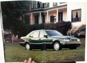 1995 Mercedes-Benz C Class Dealer Prestige Sales Brochure Large Features
