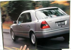 1995 Mercedes-Benz C Class Dealer Prestige Sales Brochure Large Features