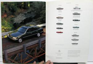 1995 Mercedes-Benz C Class Dealer Prestige Sales Brochure Large Features