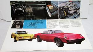 1972 Jensen Healey Dealer Sales Brochure Folder Features Specs