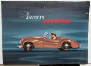1950 Javelin Jupiter Dealer Sales Brochure Folder English Built Sports Car