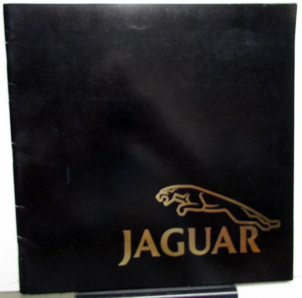 1985 Jaguar Dealer Sales Brochure XJ12 Vanden Plas XJ6 Sovereign Features