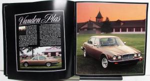 1985 Jaguar Dealer Sales Brochure XJ12 Vanden Plas XJ6 Sovereign Features