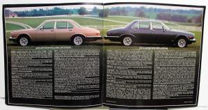1985 Jaguar Dealer Sales Brochure XJ12 Vanden Plas XJ6 Sovereign Features