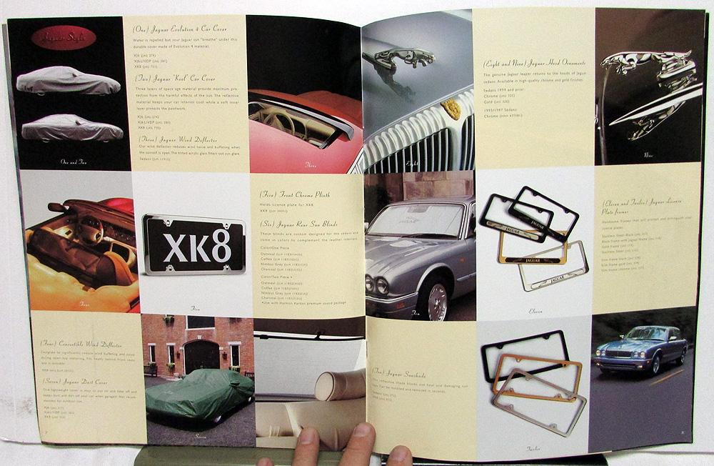 1997 Jaguar Dealer Sales Brochure Accessories Catalog Factory Approved
