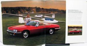 1987 Jaguar XJ-S Dealer Prestige Sales Brochure Large Features Specifications