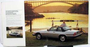 1987 Jaguar XJ-S Dealer Prestige Sales Brochure Large Features Specifications