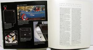 1992 Jaguar Dealer Sales Brochure Majestic Vanden Plas Sovereign XJ6 Features