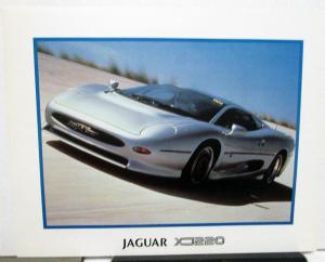 1992 Jaguar XJ220 Limited Edition Super Car North American Auto Show Handout