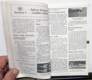1979 Cadillac Eldorado Owners Manual Care & Operation Instructions Orig