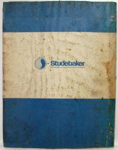 1965 Studebaker Service Shop Repair Manual Supplement