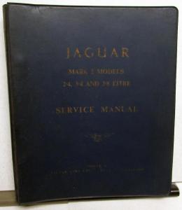 1959-1967 Jaguar Mark 2 Models Service Shop Repair Manual