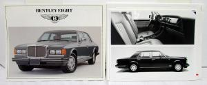 1988 Bentley New Models Press Kit Media Release Mulanne S Eight Continental