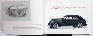 1939 Lincoln V-12 Custom Brunn Judkins LeBaron Willoughby Sale Brochure Oct 38