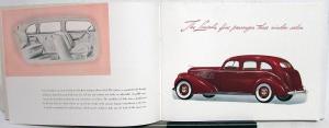 1939 Lincoln V-12 Custom Brunn Judkins LeBaron Willoughby Sale Brochure Oct 38