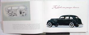 1939 Lincoln V-12 Custom Brunn Judkins LeBaron Willoughby Sale Brochure Oct 38