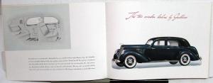 1939 Lincoln V-12 Custom Brunn Judkins LeBaron Willoughby Sale Brochure Oct 38