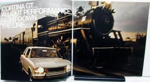 1968 Ford Dealer Cortina Model C Import Sales Brochure GT Deluxe Wagon
