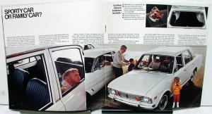 1968 Ford Dealer Cortina Model C Import Sales Brochure GT Deluxe Wagon