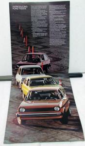 1978 Ford Fiesta Dealer Sales Brochure Import Features Options Specs